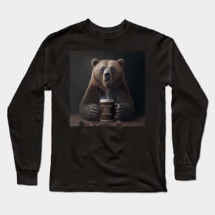 Black Coffee is my Spirit Animal Long Sleeve T-Shirt